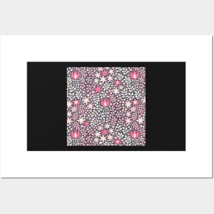 Pink Flowers Posters and Art